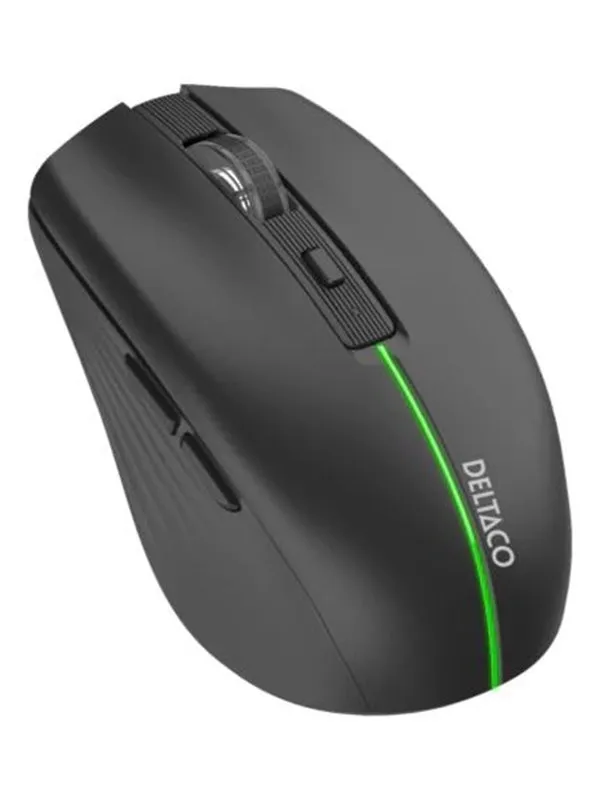 Deltaco Wireless Mouse - Gaming mus - Optisk - 6 - Svart
