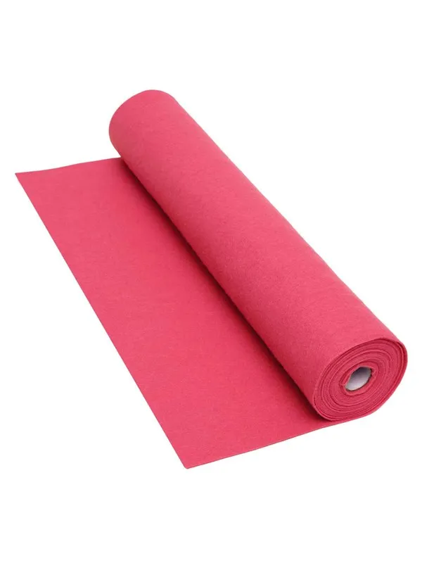 Colorations - Pink Felt Roll - 160gsm 5m x 45cm