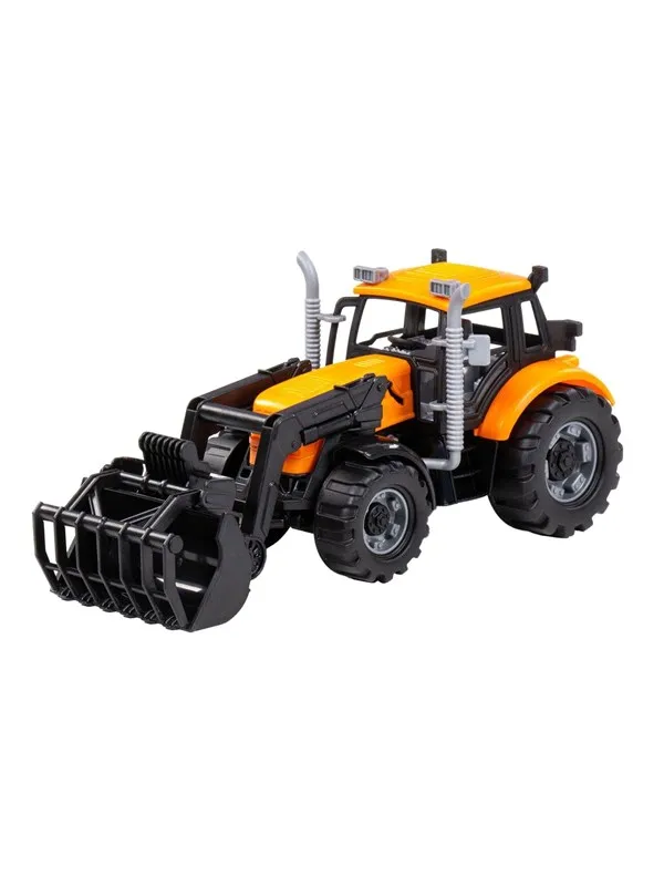 Cavallino Toys Cavallino Tractor with Loader Yellow Scale 1:32