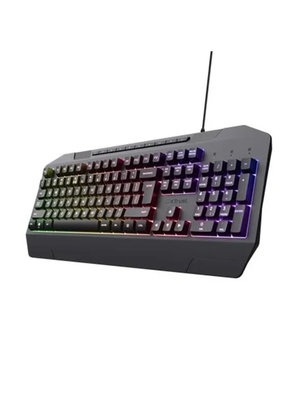 Trust GXT 836 Evocx Illuminated Gaming Keyboard - Black (Nordic) - Gamingtastatur - Nederlandsk - Svart