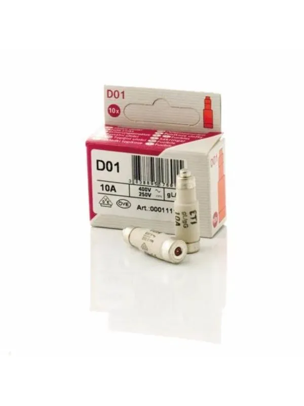 Nordic Quality Neozed D01 Fuse 10A - 10 pcs.
