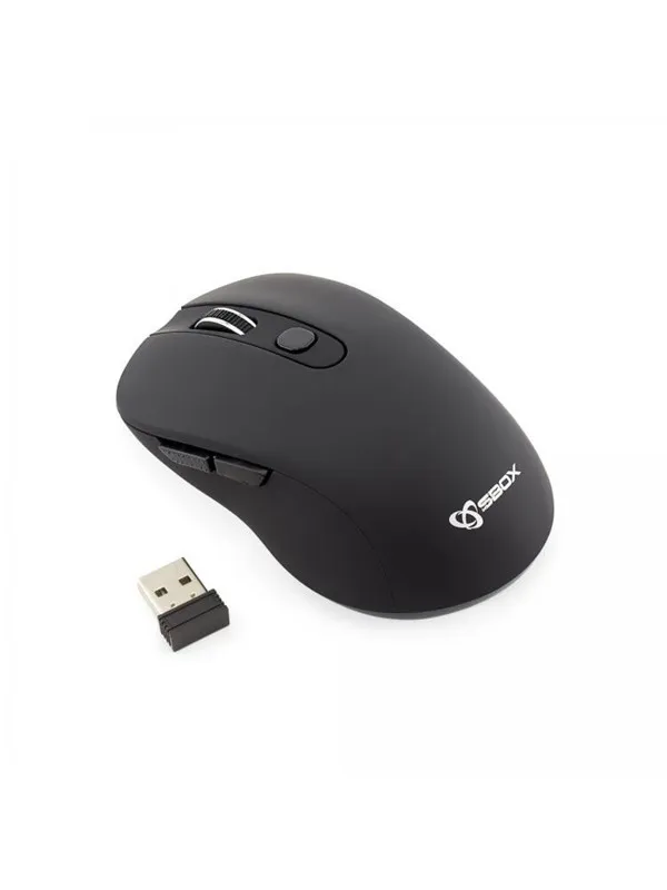Sbox WM-911 Wireless Optical Mouse - BLACK - Mus - Svart