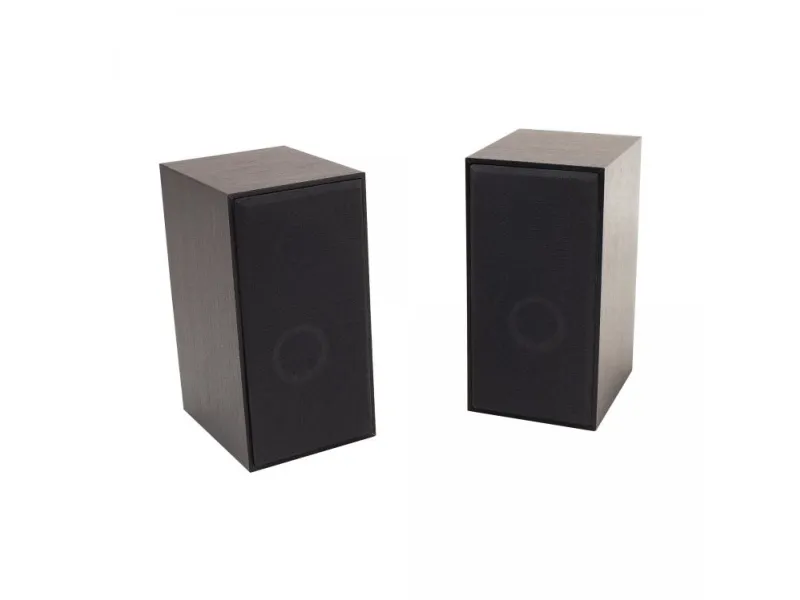 Sbox SP-649 PC speakers in brown wood look - Brun