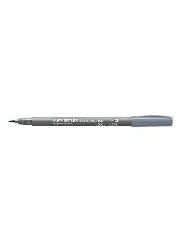 Staedtler pigment brush pen 10 pcs cool grey medium