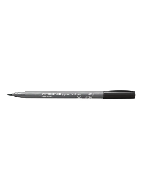 Staedtler pigment brush pen 10 pcs light black