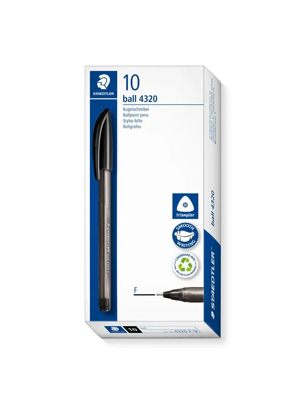 Staedtler Ballpoint pen ball 4320 10 pcs F black
