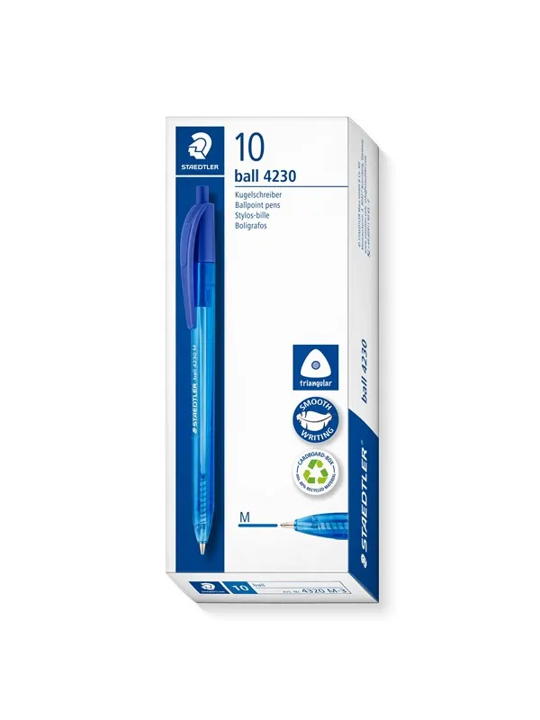 Staedtler Ballpoint pen ball 4230 10 pcs M blue