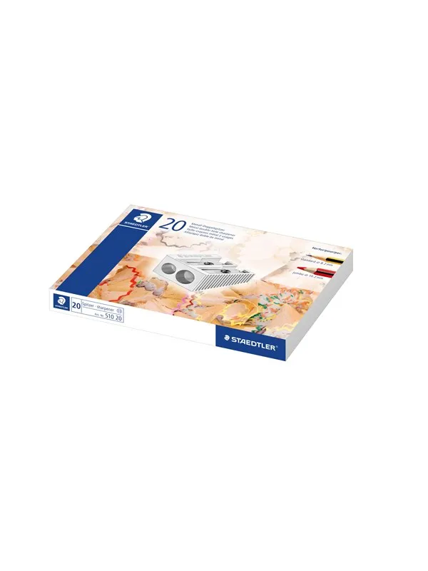 Staedtler Metal double-hole sharpener 20 pcs