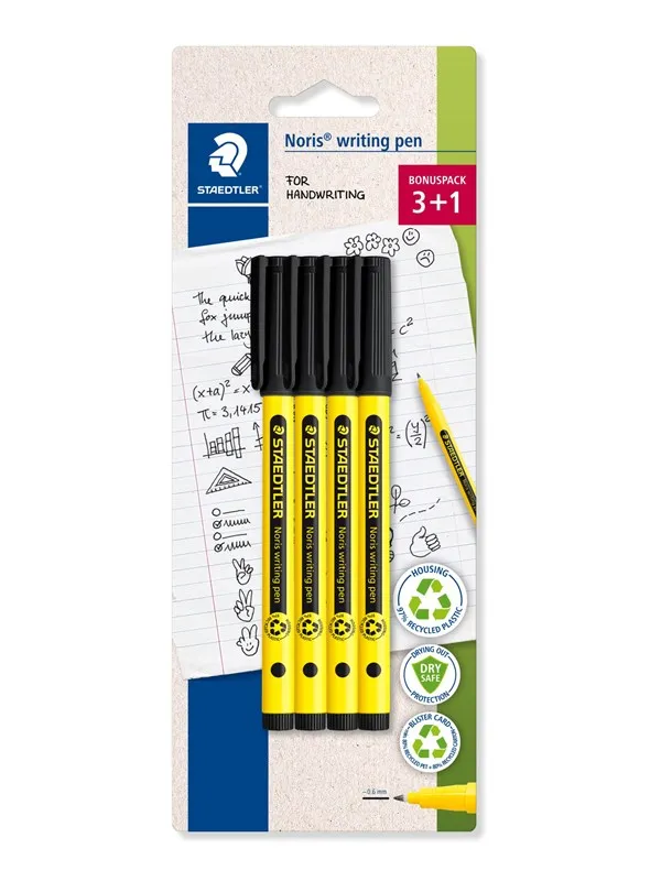 Staedtler Fineliner Noris writing pen 4pcs