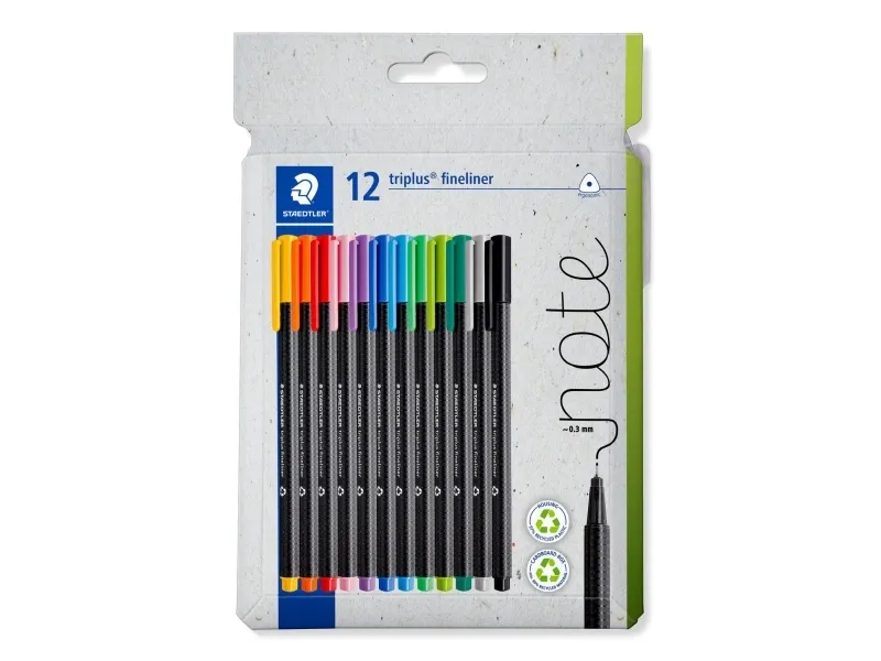 Staedtler Fineliner triplus rPP 12pcs