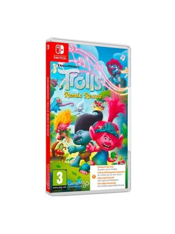 DreamWorks Trolls Remix Rescue (Code in a Box) - Nintendo Switch - Platformer