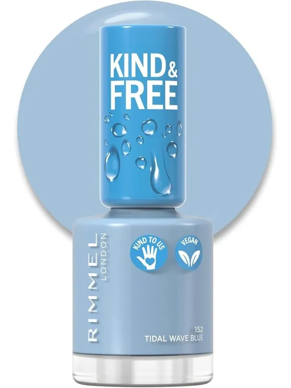 Rimmel Kind & Free clean nail 152 Tidal Wave Blue 8ml
