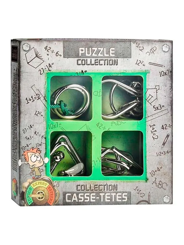Eureka Metal Brain Puzzles Junior 4 pcs.