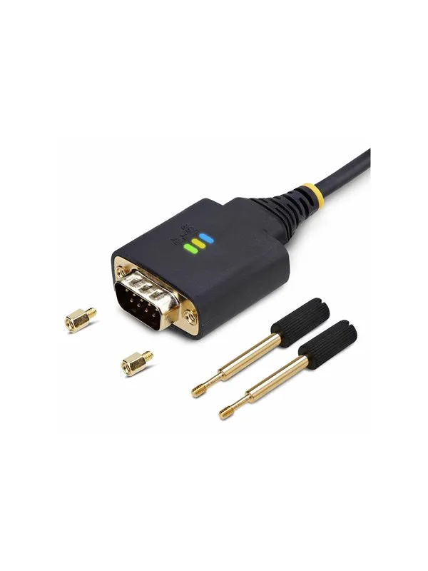 StarTech.com 1ft (30cm) USB to Serial Adapter Cable COM Retention RS232 - USB / serial cable - USB to DB-9 - 30.5 cm