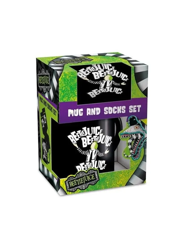 Pyramid - Beetlejuice Mug & Sock Set - Sokker