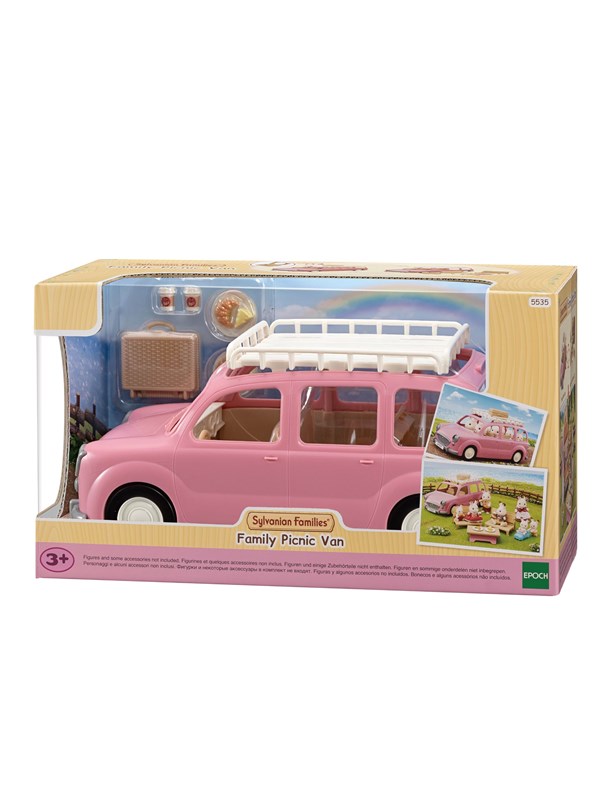 Sylvanian Families Familiebil - rosa