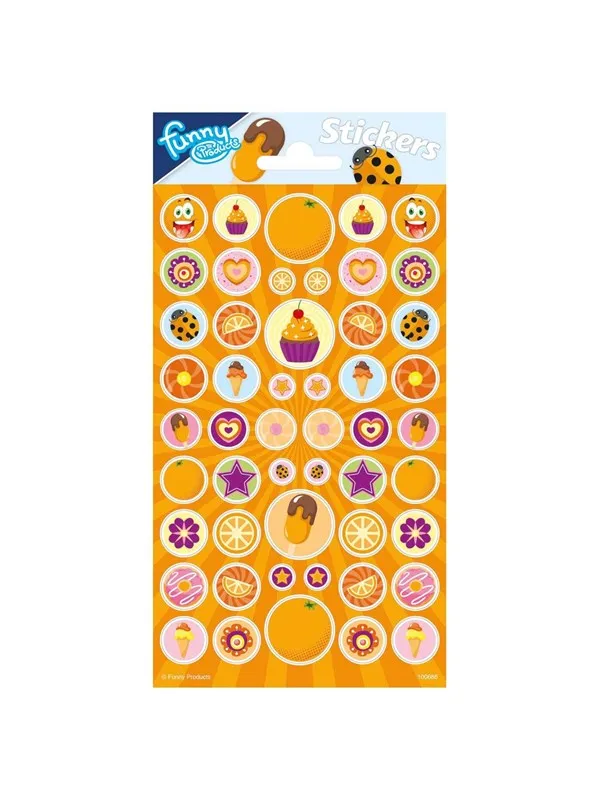 Totum Sticker sheet with Fragrance - Orange