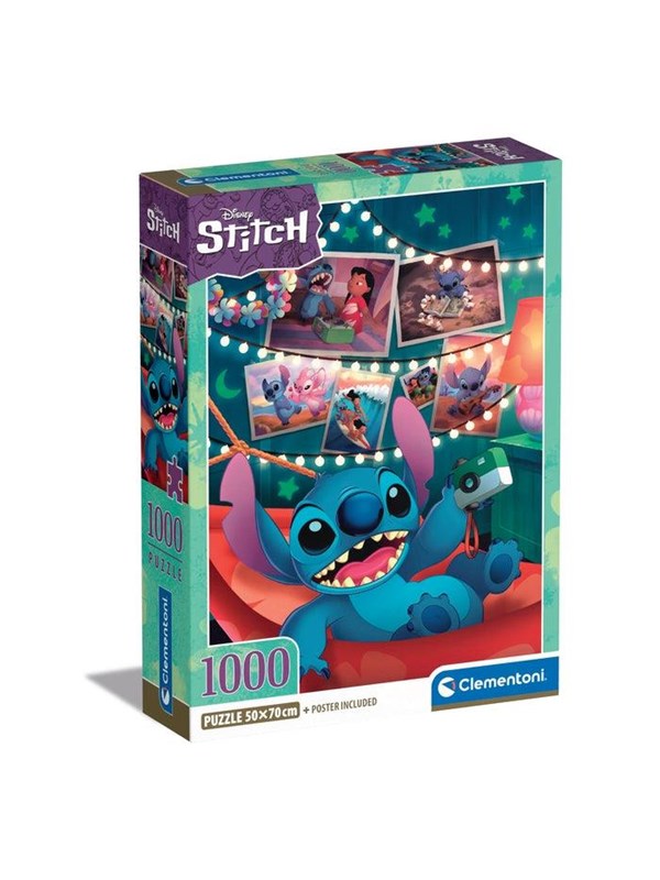 Clementoni Jigsaw Puzzle Disney Stitch 1000pcs. Gulv