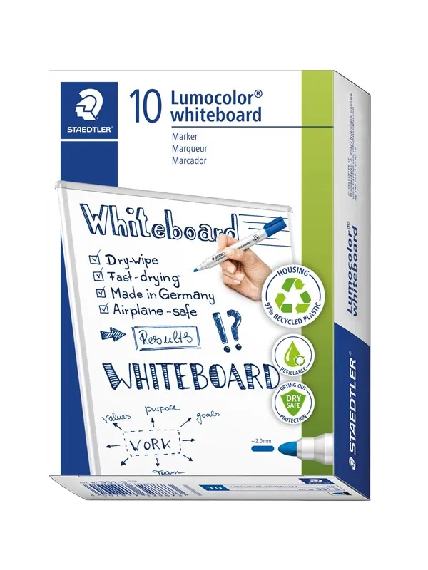 Staedtler Whiteboard marker Lumocolor.10 pcs Blue