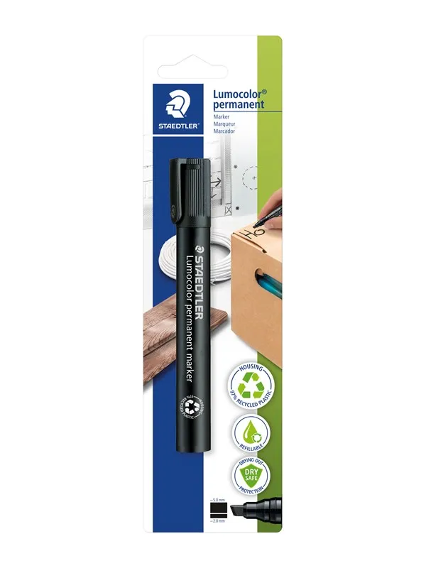 Staedtler Marker Lumocolor permanent .10 pcs.Black