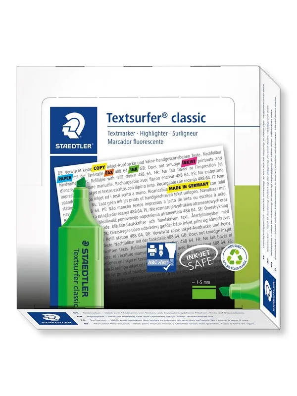 Staedtler Highlighter Textsurfer cl. 10 pcs green