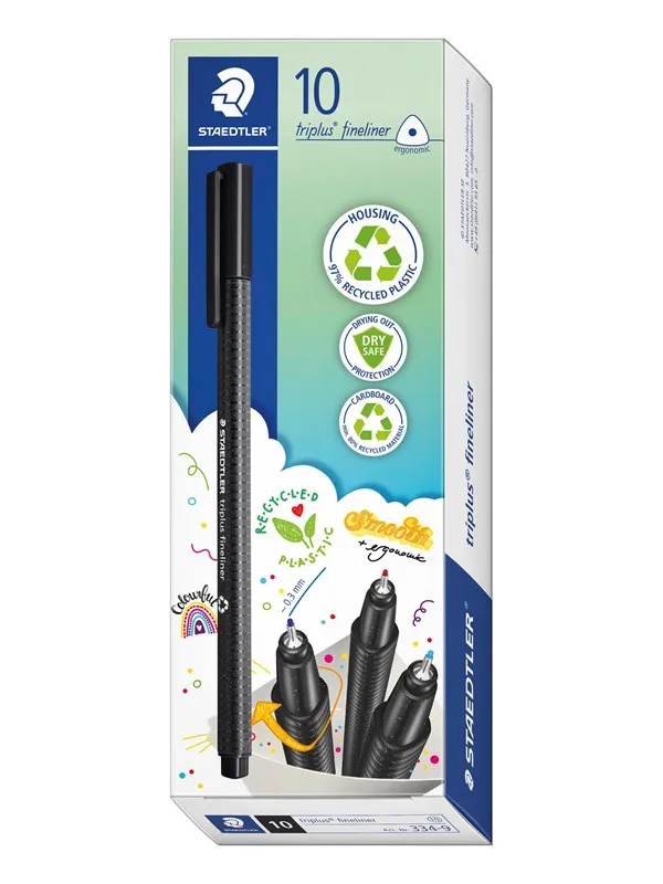 Staedtler Fineliner triplus rPP.10 pcs magenta