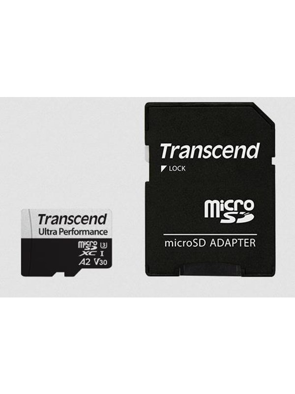 Transcend 340S MicroSD/SD - 160MB/s - 64GB