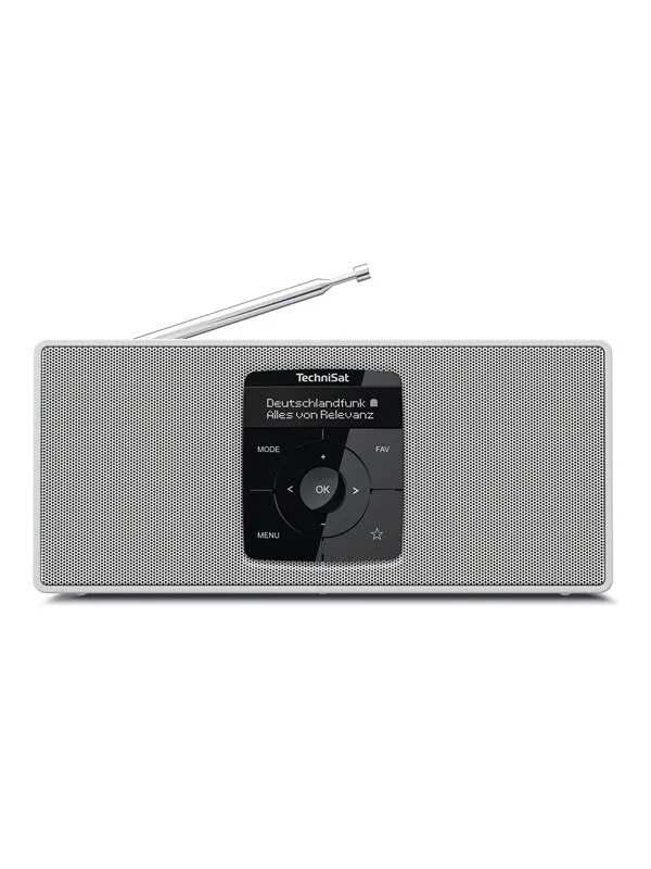 TechniSat DigitRadio 2 S - DAB+ radio - Hvit