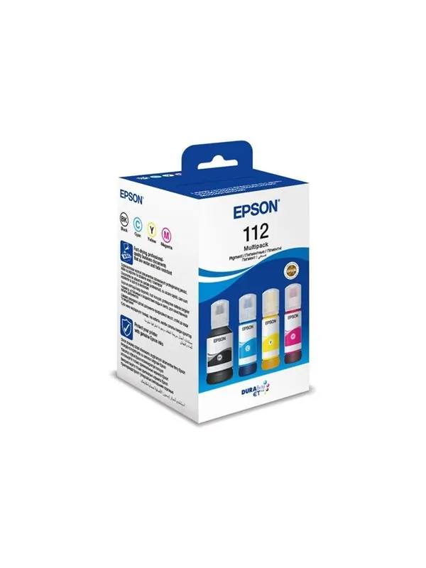 Epson 112 Multipack - 4-pack - black yellow cyan magenta - original - ink refill