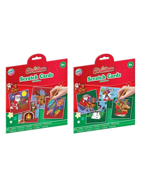 Creative Craft Group Xmas 4 Scratch Cards