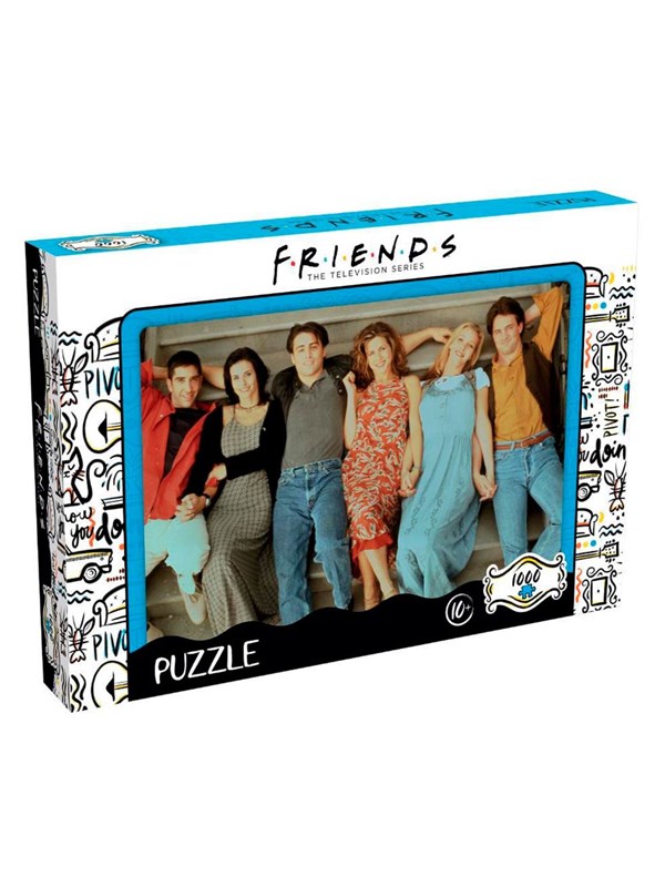 Winning Moves Puzzle - Friends Stairs (1000 pieces) Gulv