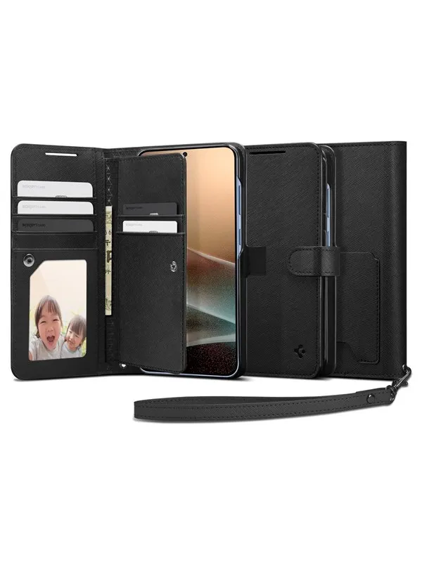 Spigen Wallet S - black - Samsung Galaxy S25+