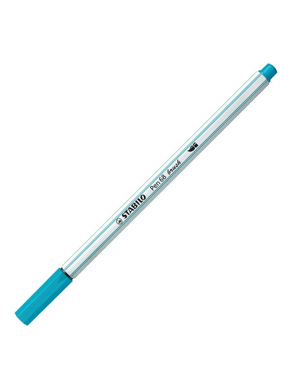 STABILO Pen 68 Brush - Felt-tip pen - Light blue (31)