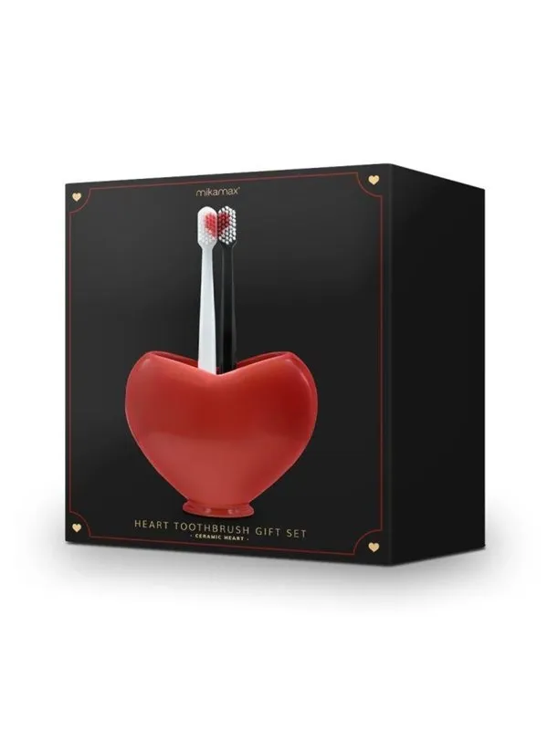 Mikamax Heart Toothbrush Gift Set