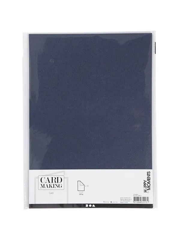 Creativ Company - Cardboard Blue A4 220g 10 pcs.