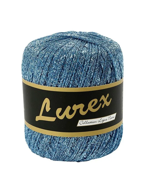 Creativ Company Lurex Glitter Yarn Light Blue 160m