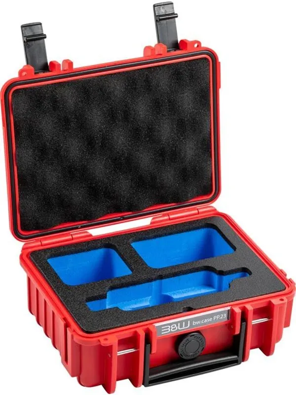 B&W International Case Type 500 for Insta360 X3 (red)