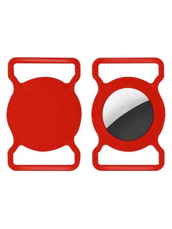 Lippa Collar Holder for AirTag and Smart Finder - Red