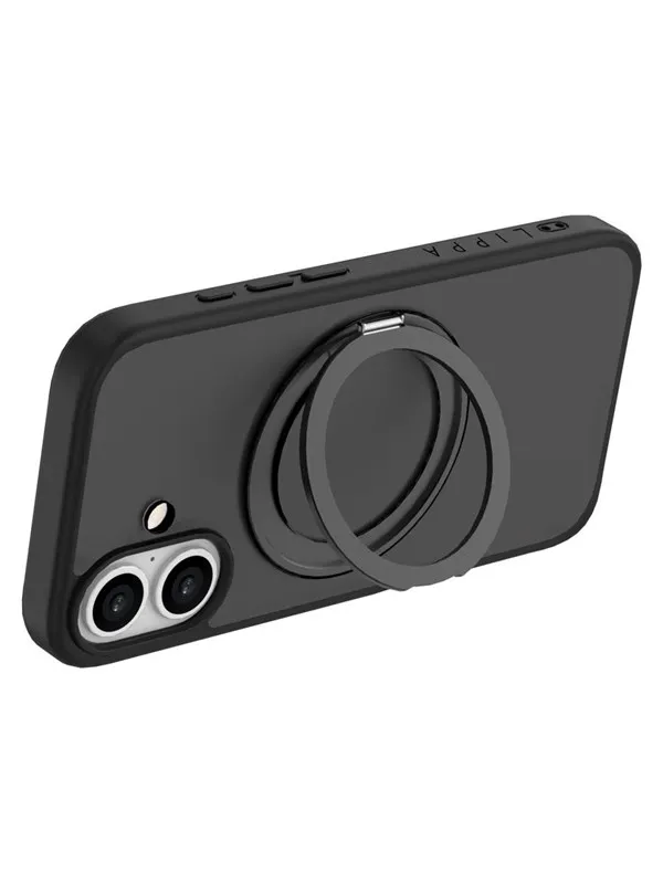 Lippa MagSafe 360 rotating iPhone 16 Cover Black