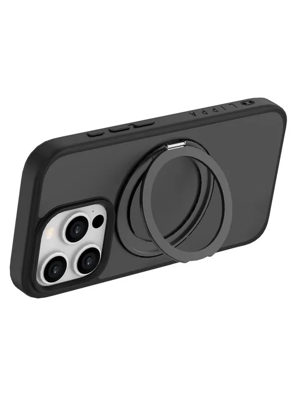 Lippa MagSafe 360 rotating iPhone 16 Pro Cover Black