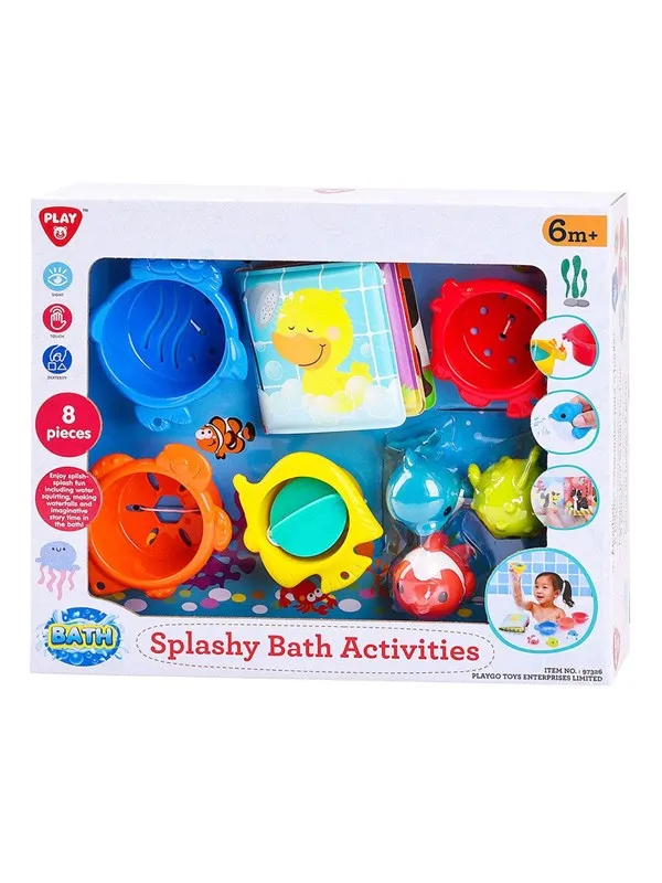 PLAY - Splashy Bath toys 8 pieces.