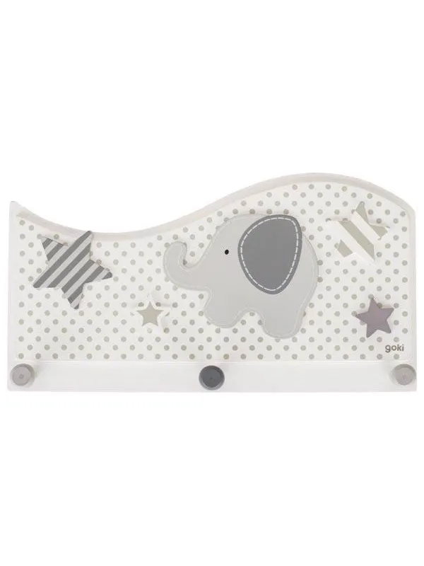 Goki - Wooden Coat Rack Elephant and Stars