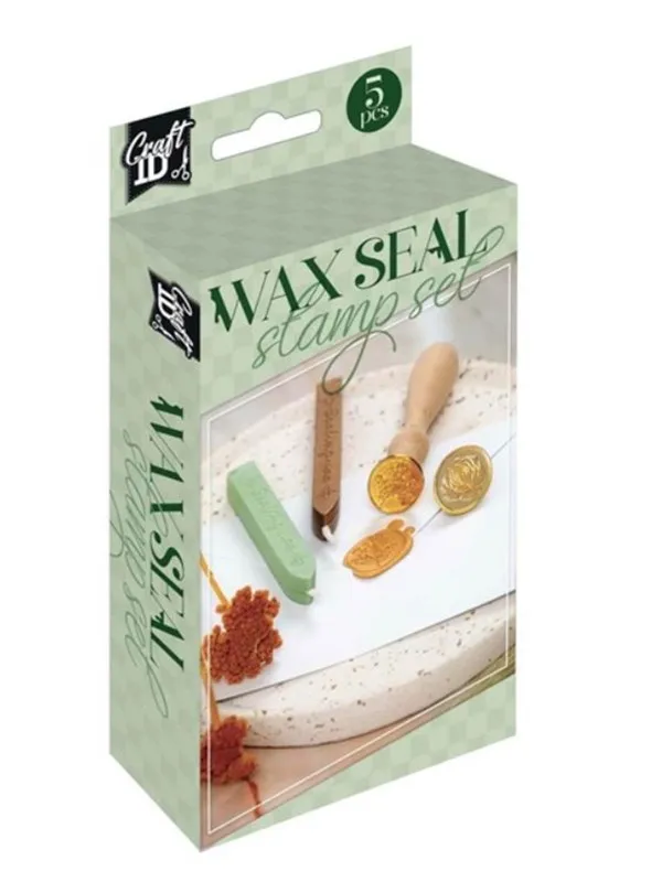 Creative Craft Group Wax seal set. 2 seals and 2 pieces of wax