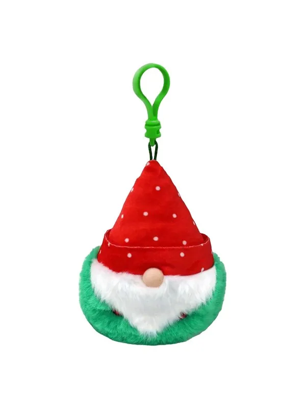 Ty Beanie Boo's Clip Christmas Gnome Topsy 7cm
