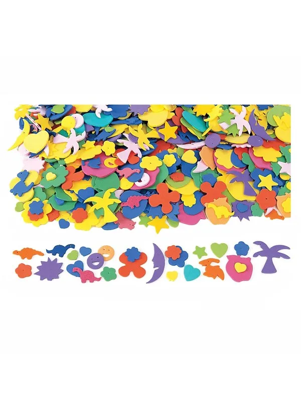 Colorations - Fun Foam Figures 1000pcs.