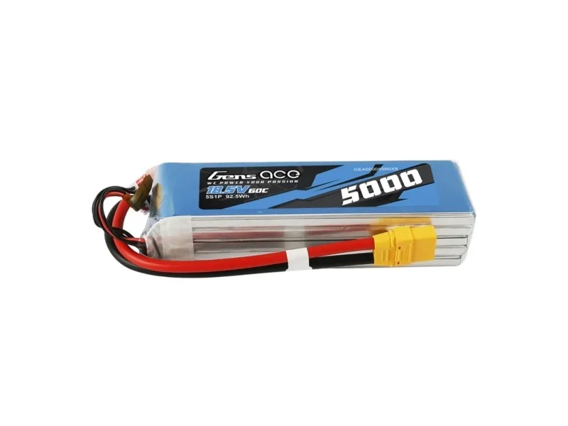 Gens ace &Tattu Battery LiPo Bashing 5000mAh 18.5V 60C 5S1P - XT90
