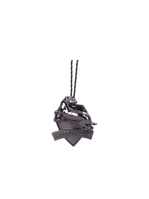 Nemesis Now - Harry Potter Hufflepuff Crest (Silver) julepynt
