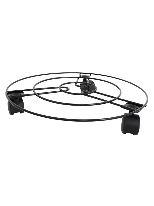 Home>it Pot trolley round galvanized black
