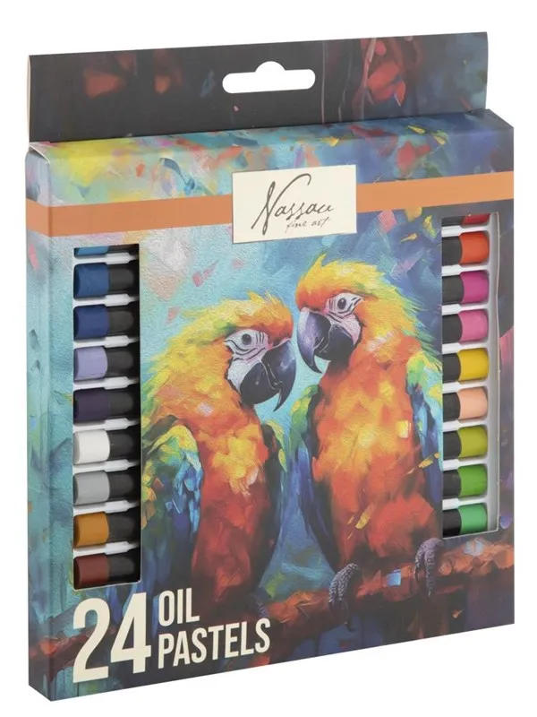 Creative Craft Group Oil pastel box of 24 colors