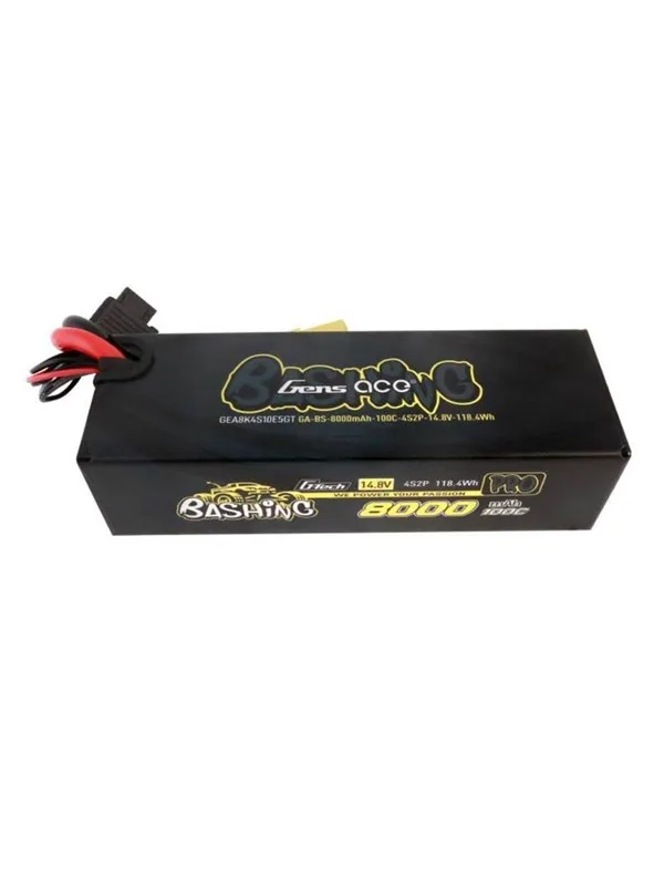 Gens ace &Tattu 8000mAh 14.8V 100C 4S2P Lipo Battery Pack